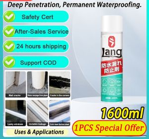 ✨️Capable of repairing 100m cracks ✨️1600ml sealant spray waterproof anti leaking sealant waterproof