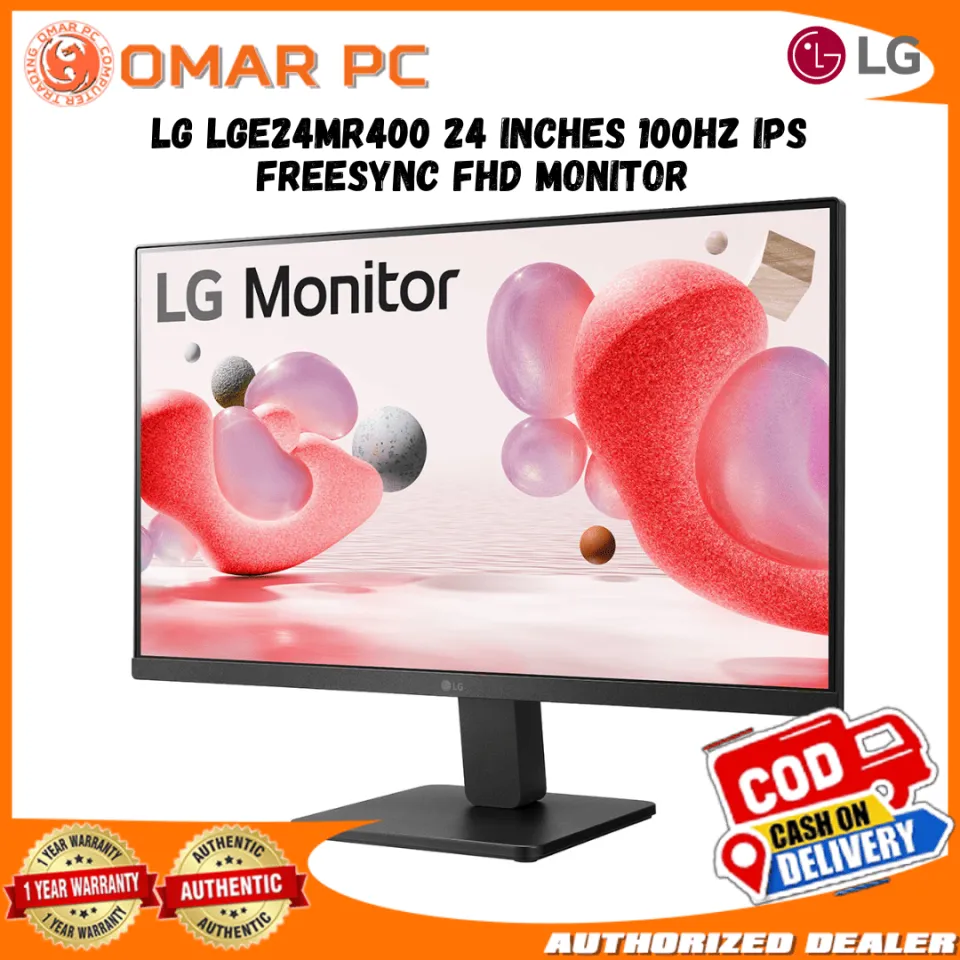 LG LGE24MR400 24 INCHES 100HZ IPS FREESYNC FHD MONITOR Lazada
