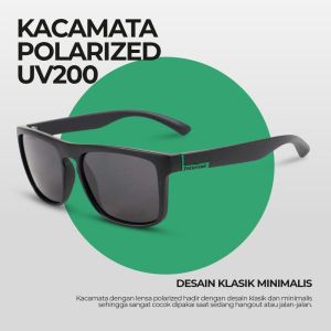 Kacamata Pria Anti Silau UV400 Sunglass Cowok Cewek Mengemudi Melindungi Mata Dari Sinar UV Matahari
