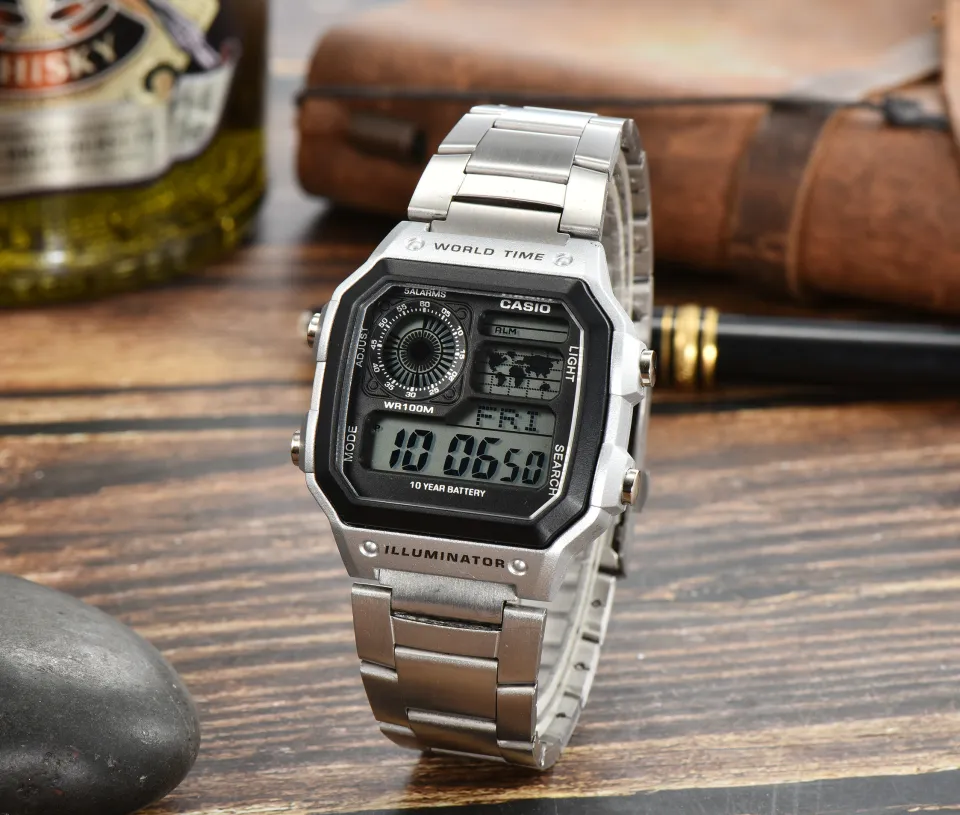 Casio ae1200 stainless online steel