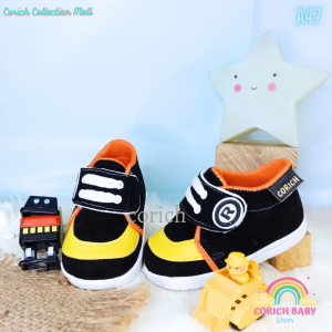 SEPATU BUNYI CIT CIT - SEPATU BABY - SEPATU ANAK - A47 - ORIGINAL BRAND - CORICH BABY SHOES - SEPATU BALITA - SEPATU BAYI - BABY SHOES - PREWALKER - SEPATU BUNYI - SEPATU BUNYI CIT CIT ANAK LAKI LAKI