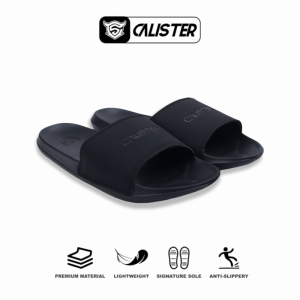 Calister - Sandal slide casual full black series terminator