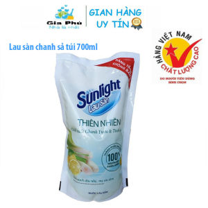 1 Bịch nước lau sàn Sunlight Thiên Nhiên Chiết Xuất Chanh và Tinh Dầu Sả túi 700gr