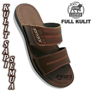 Sandal Kulit Sandal Pria Kulit Sapi BERKUALITAS - COOLED