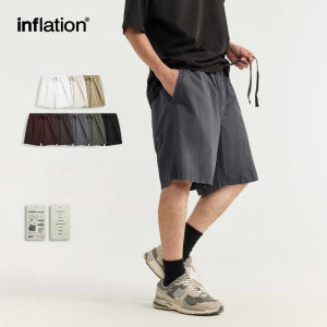 Lạm Phát Thương Hiệu Người Đàn Ông Trẻ Quý Ông Của Trưởng Thành Và Thân Thiện Môi Trường Sẵn Sàng Để Mặc Nước Rửa Thẳng quần short ngắn 2024 Mùa Xuân/Mùa Hè Sản Phẩm Mới Hợp Thời Trang Thương Hiệu Lỏng Lẻo quần thường ngày màu trơn