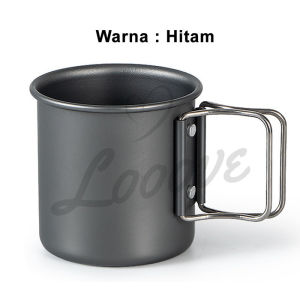 Cup Mini 300ml/ Cangkir Lipat Portable Camping - Silver