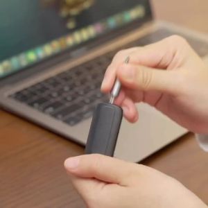 (HD1)The Essager Bluetooth 5.3 Adapter includes Type-C a 3.5mm audio cable and TF card slot supports MP3/WAV works with phones Switch PS5.