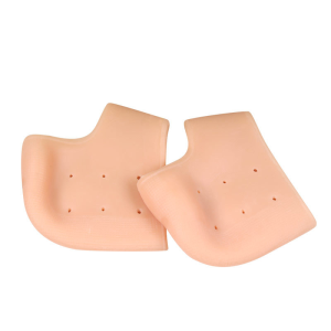 PVD Gel Heel Protector Heel Sleeves for Relief of Heel Pain from Plantar Fasciitis Heel Spurs Cracked Heels