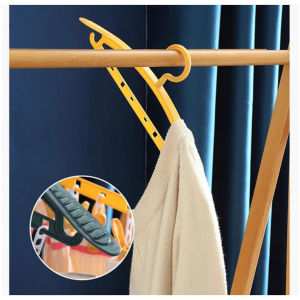 [OL] Hanger 8 Jepit Anti Licin Gantungan Baju Pakaian /Gantungan Jemuran Baju Multifungsi
