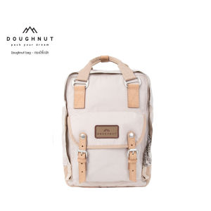 DOUGHNUT BAG : Macaroon Classic Happy Camper Series : IVORY (กระเป๋าเป้ไซส์ใหญ่สุดของรุ่นมาคารูน) ทั้งสายสะพายแข็งแรง กันน้ำได้ (รหัสสินค้า 09699 )