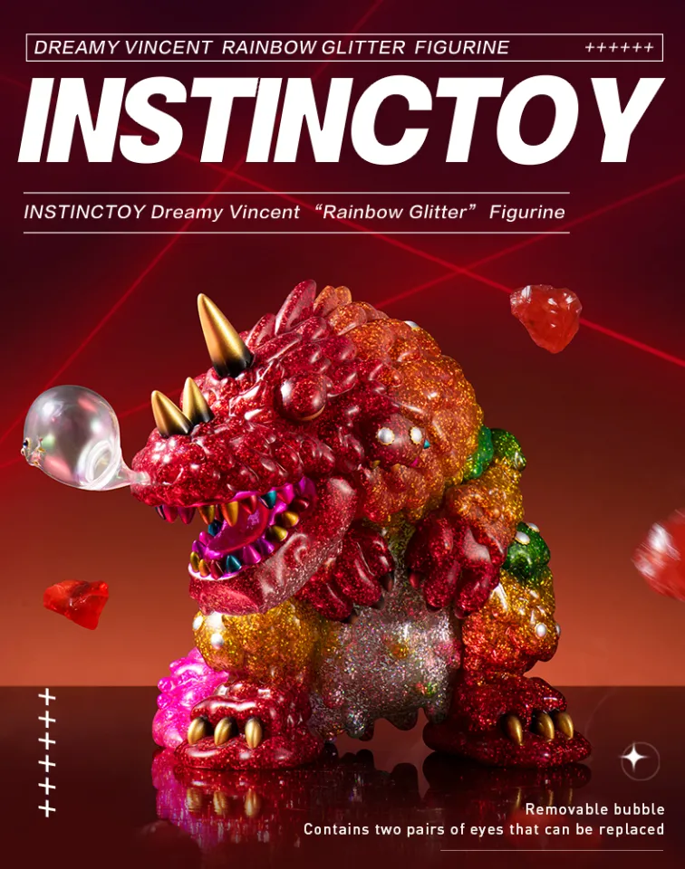 その他 POP MART x INSTINCTOY Dreamy Vincent INSTINCTOY DREAMY VINCENT Rainbow Glitter - POP MART JAPAN