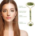 Jade Gua Sha Facial Massager Set - 5 in 1 Skin Care Tools With Roller and Massager. 