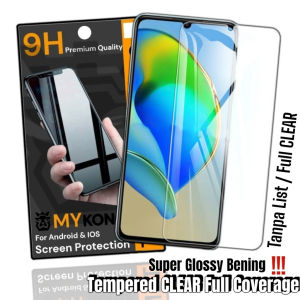 MY KONG Tempred Glass Screen Protector MOTO G45 5G Tempered Kaca Super Clear THIN Anti Gores Temperd Pelindung Layar HP LCD Cover Bening Tanpa List Hitam/tidak ada 4G M4 4g 5g go45tyle go 4 5tyle 45 5 45tyle Style G Motorola rola