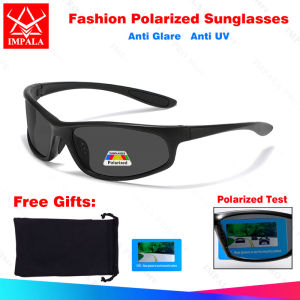 IMPALA PG2023W Sports Style Polarized Sunglasses for Men and Women Anti Glare Driving Fishing Cycling Eyewear UV400 Lens