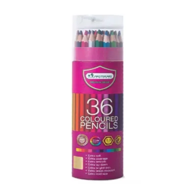 Master Art มาสเตอร์อาร์ท ดินสอสี สีไม้ ระบายสี วาดรูป 24สี 36สี ทรงกระบอกใหม่