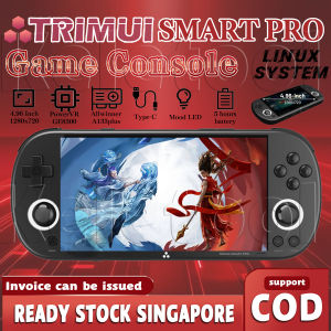 TRIMUI SMART PRO Retro Handheld Game Console Layar IPS 496" 720dpi Konsol Game dengan Lampu RGB Open Source dan 26+ Emulator Baterai 5000mAh IPS Screen Linux System Joystick 30000+ Games