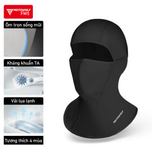 Mũ trùm đầu ninja đi moto - xe máy FM5 chính hãng Motowolf