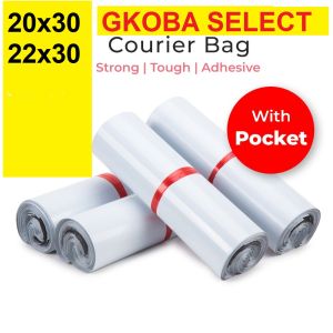 100Ps Courier Bag Pocket Kurier Flyer Flyers Plastic Pos Postage Envelope Parcel Bag Mailing Packing Shipping Packaging