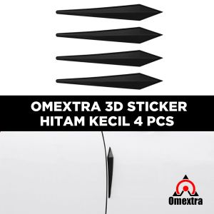 Flexible 3D Anti Gores Bumper Spion Mobil Pintu Stiker Omextra Sticker
