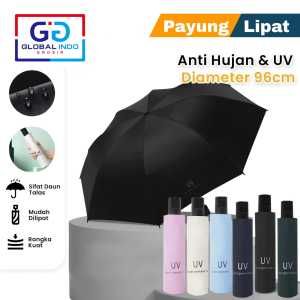 Payung Lipat Anti UV Payung Buka Tutup Anti UV Premium Folding Travel Umbrella