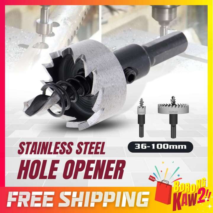 1 PIECE 35100mm HSS Drill Bit Hole Saw Stainless Steel Metal Alloy Hole Cutter Hole Drill
