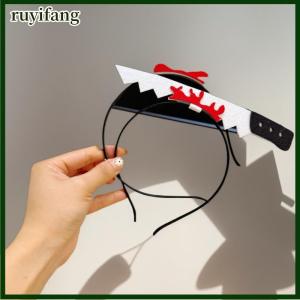 ruyifang Knife Modeling Headpiece Headband Halloween Headband Cosplay Prop Double Nonwoven Fabric Personalized Accessory Headwear