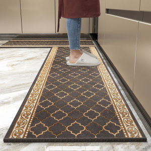 Kitchen Floor Mats Water Absorption and Oil Absorption Carpets Household Dirt resistant Nordic Carpet Long Runner Rug Non-Slip Foot Pad Wear Resistant Entrance Door Mat Bathroom Carpet