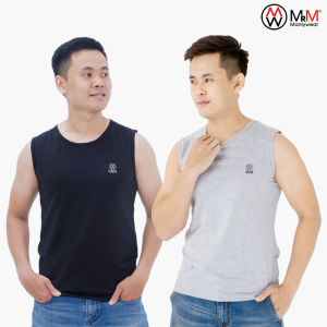 Combo 2 Áo thun ba lỗ nam tanktop kiểu dáng sát nách chất vải cotton cao cấp thấm hút mồ hôi co dãn 4 chiều thoải mái vận động Thương hiệu MRM Manlywear