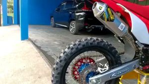 Knalpot Norifumi Rocket 4 Competition Stainless Crf 150 Klx 150 BF S G Dtracker 150 Wr 155 Suara Ngebas Full System