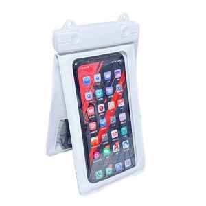 RUO R IP68 Waterproof Underwater Cellphone Storage Bag Double Pocket Touchscreen Clear Swim Phone Cover Universal Leakproof Cell Phone Dry Bag Protector Phone Accessories