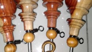 หลักไก่ต่อ..พร้อมเชือกล่ามอย่าง(ละ1ชิ้น)หัวไม้..