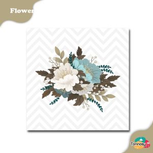HIASAN DINDING WALL DECOR FLOWER BUNGA 30x30CM PAJANGAN KAYU POSTER DEKORASI DINDING RUMAH