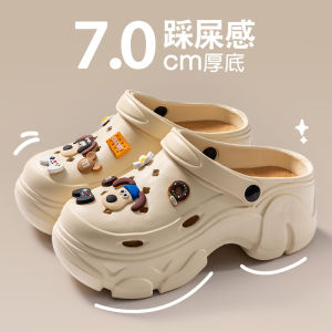 Free Shipping WomenS Summer New Model Outdoor Non-Slip Beach Height-Increasing Thick-Soled EVA Sandals