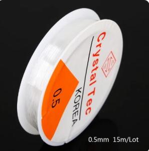 10m 100m/Roll Elastic Crystal Jewelry Cord Beading String Strong Stretchy Thread Cords for DIY Necklace Bracelet Jewelry Making