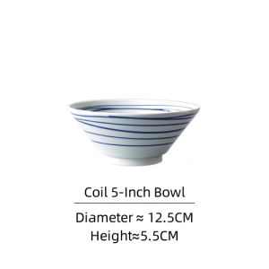 OMK Japanese Style Ceramic Bowl 280ML and 1000ML