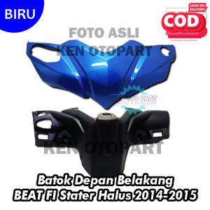 Batok Kepala Depan dan Belakang BIRU BEAT FI 2014-2015 STATER HALUS