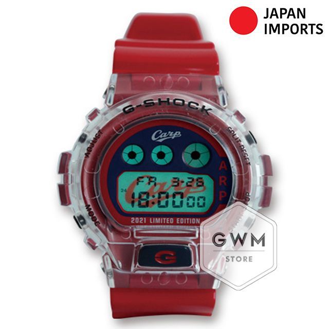Casio G-Shock x Hiroshima Toyo Carp 2021 DW-6900CARP21-1