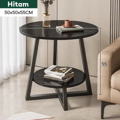 Meja Tamu Meja Bulat Minimalis Meja Ruang Tamu Meja Kopi Aesthetic Coffee Table