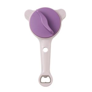 ZYJC SHOP Chống trượt Mở nắp chai Cạnh mịn Tiết kiệm lao động Dụng cụ kẹp nắp lọ Di động Hướng dẫn sử dụng Dụng cụ tháo nắp chai Nhà bếp và đồ gia dụng
