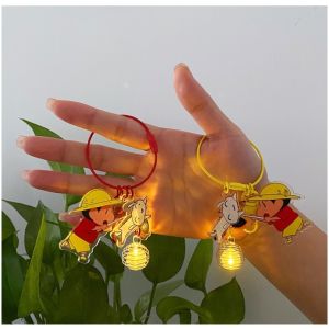 Crayon Shin-Chan Cute Cartoon Acrylic Keychain Kawaii Periphery Toy Keychain Pendant Adorkable Schoolbag Decoration Kid Holiday Gifts