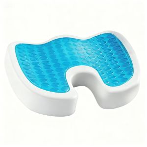 Elderly Anti bedsore Gel Cushion T-shaped hollow breathable Triangular Slope Design for the Bedridden Paralyzed Lying-down Patients Elderly Care bed cushion (With cloth cover)