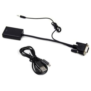 Cáp chuyển đổi VGA + Audio sang HDMI cao cấp
