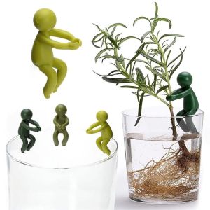 USECOAT 3/6Pcs Reusable Plant Cutting Holder Reliable Plant Propagation Friends Plant Propagation Buddy Cute Easy To Install Little Man Plant Stand Plant Nurturing
