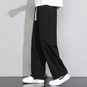 5XL-8XL Plus Size Jogger Pants for Men Loose Fit Baggy Straight Leg Lightweight Breathable Elastic Waist Casual Sports Sweatpants