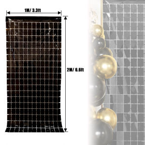 1*2Meters Foil Curtain Backdrops Birthday Party Decorations Sequin Wall Curtain Party Needs
