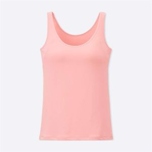 Áo tập làm mát ba lỗ họa tiết sọc AIRism U-n-i - Nhật Bản