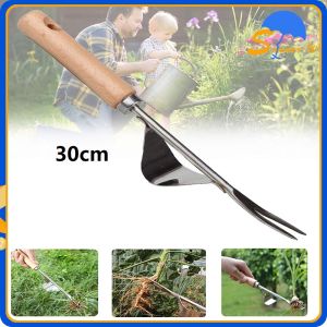 31cm Alat Pencabut Rumput Liar Stainless Manual Pencabut Rumput Akar Tanaman Liar Manual Untuk Berkebun