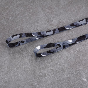 Flat Shoelace Cream Camouflage Print Shoelaces for Sneakers AF1 0.8CM Width  120CM Shoe Laces Shoes Accessories 1 Pair H260629