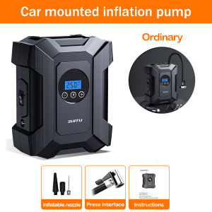 12V Digital Tire Inflator Air Compressor Portable Tire Inflator for Car Mini Air Pump Heavy Duty Motorcycle Compressor Machine VA400