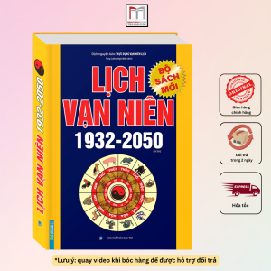 Sách - Lịch vạn niên 1932 - 2050 (BÌA CỨNG) (tái bản)